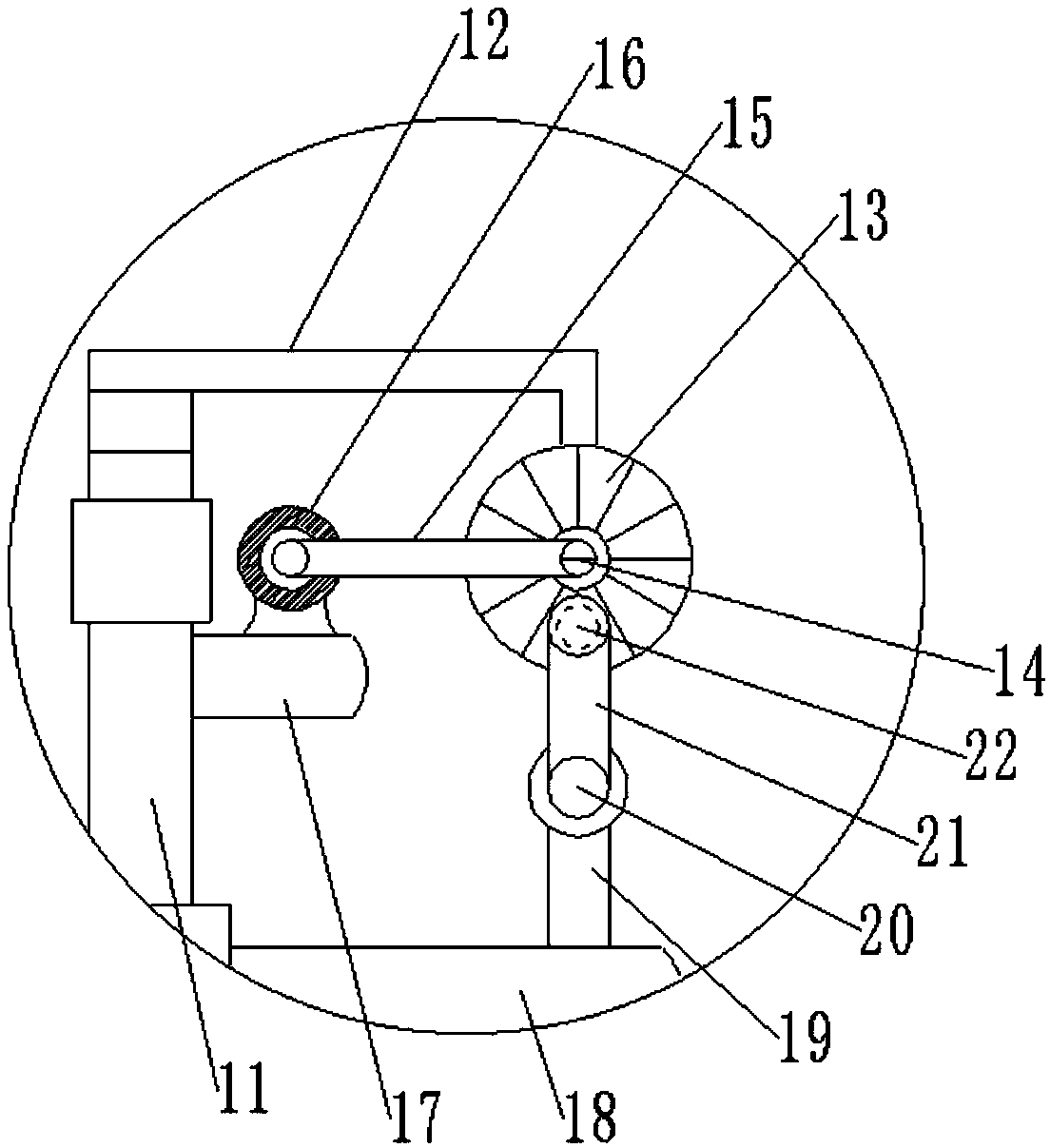 Efficient cutting device which has good safety performance and is used for buildings