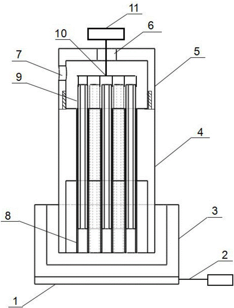 Array needle-board type liquid phase plasma jetting generation apparatus