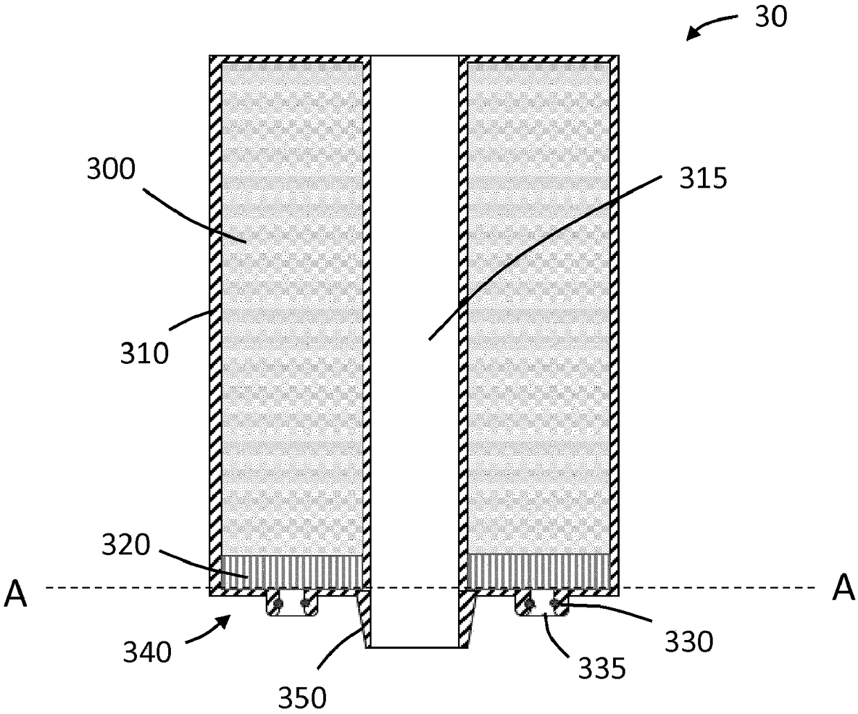 Aerosol generating system with separate capsule and vaporizing unit