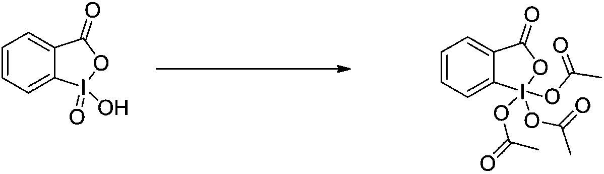 Preparation method of DMP (Dess-Martin periodinane)