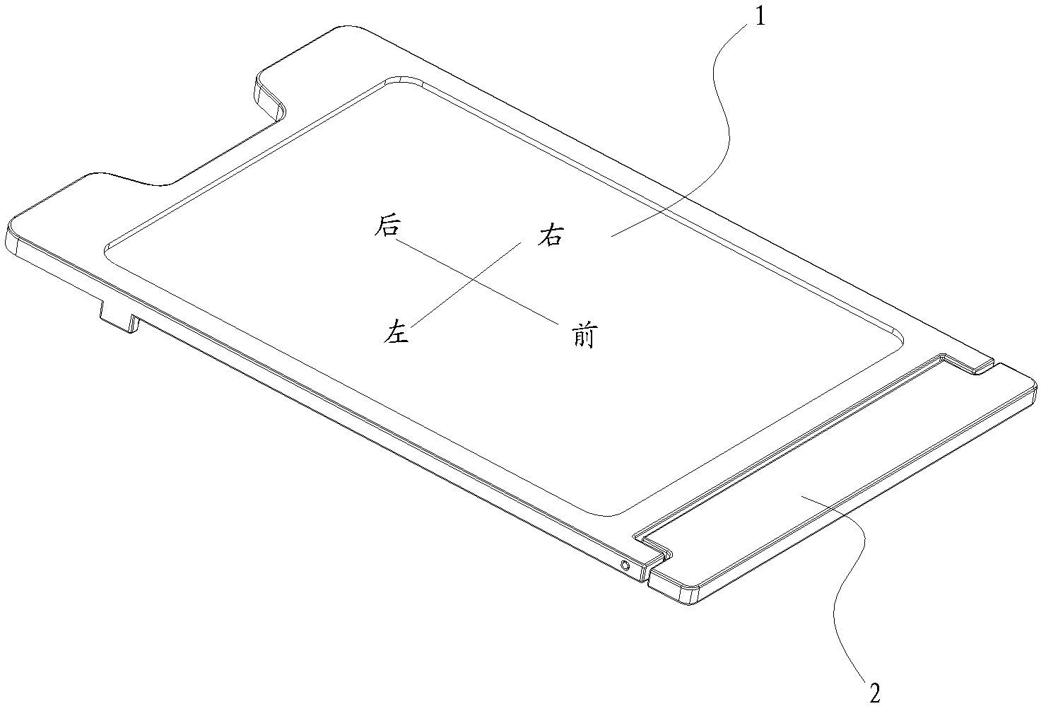 Refrigerator and shelf component used for same