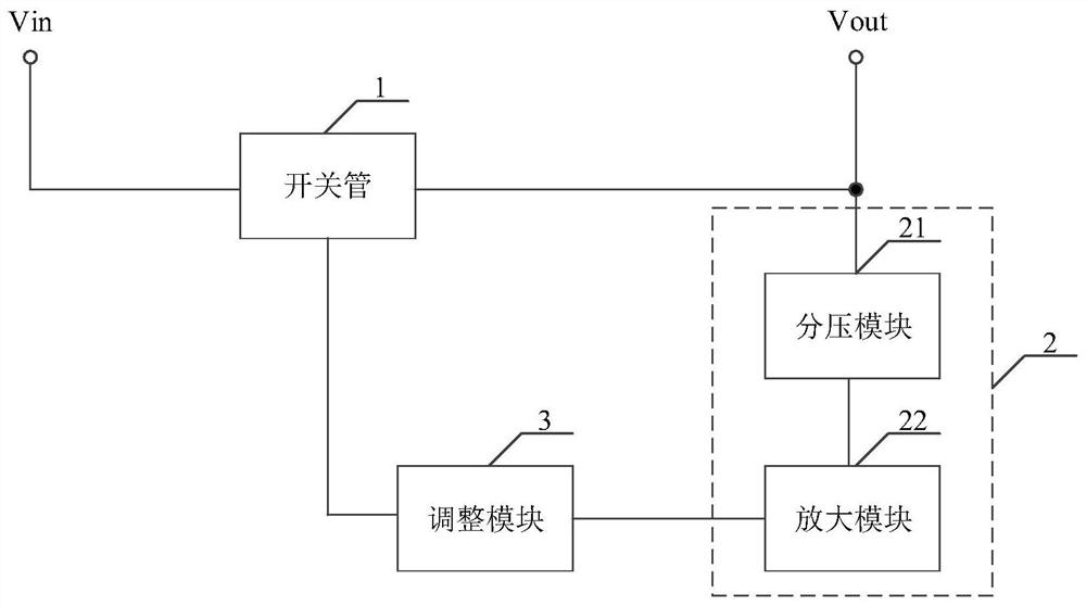 A step-down regulator circuit