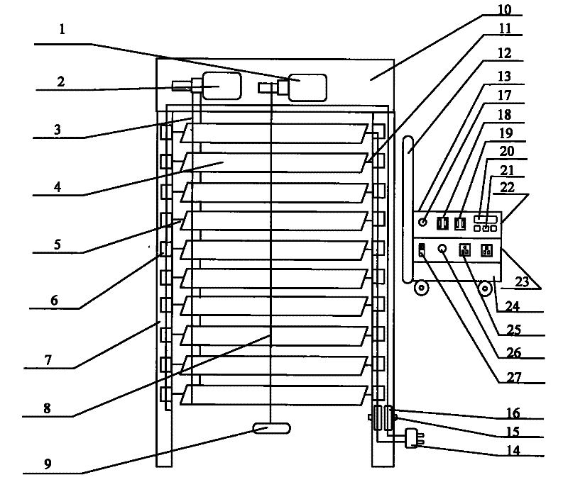 Retractable light-tracing solar shutter