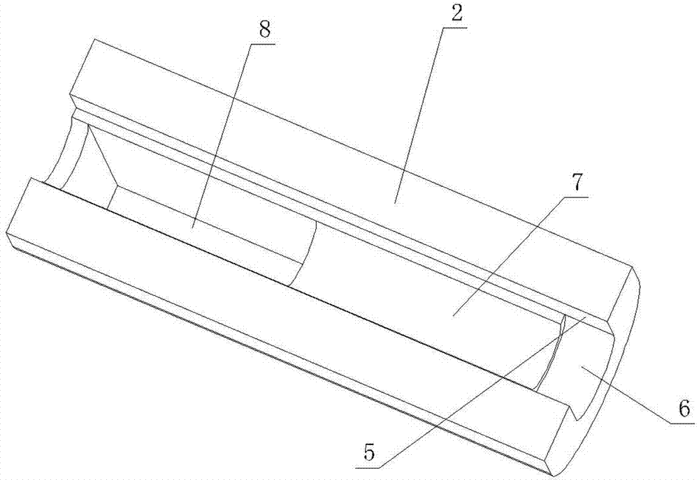 Die capable of continuously punching long screws