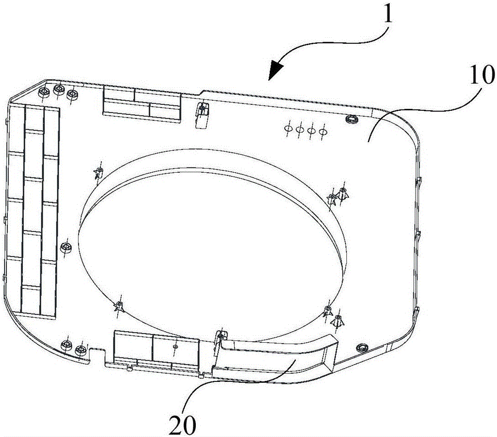 Air guide ring structure, air conditioner indoor unit and cooking device