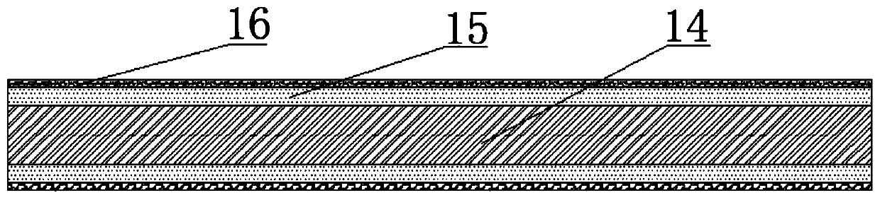 Archaized door made of aluminum alloy sectional material and preparation method thereof