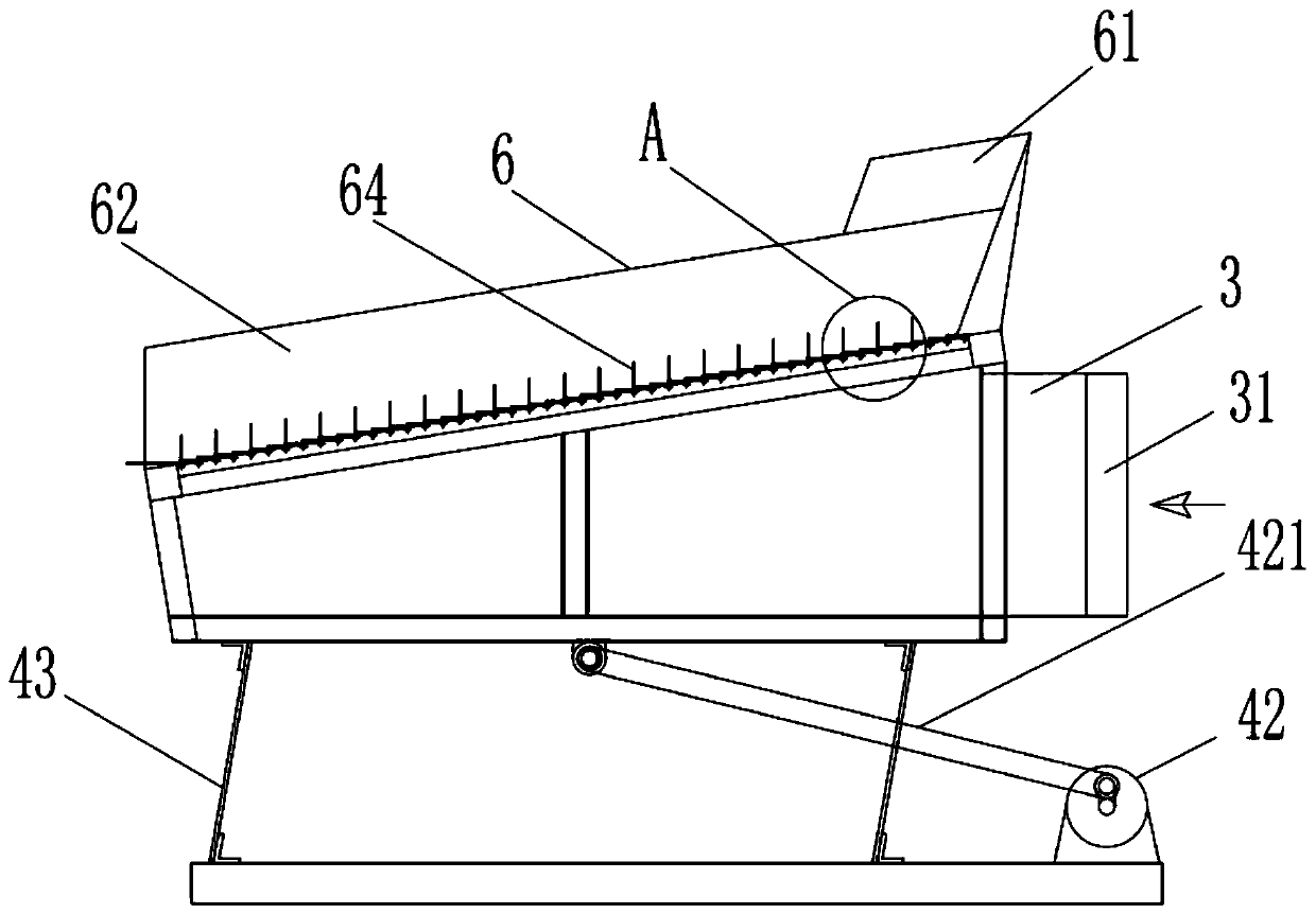 Wine-making grain dross spreading airing and yeast adding integrated machine