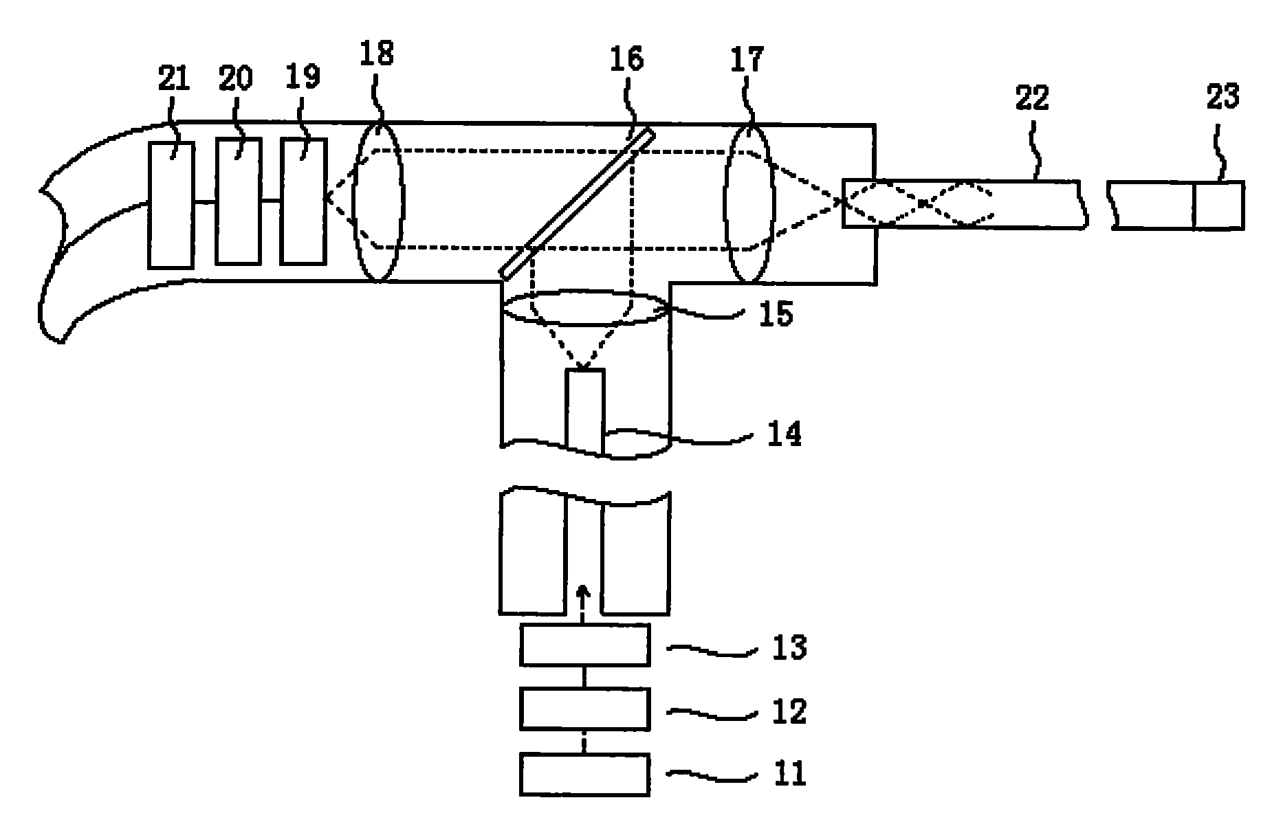 Single-optical fiber multiphoton fluorescence scanning endoscope