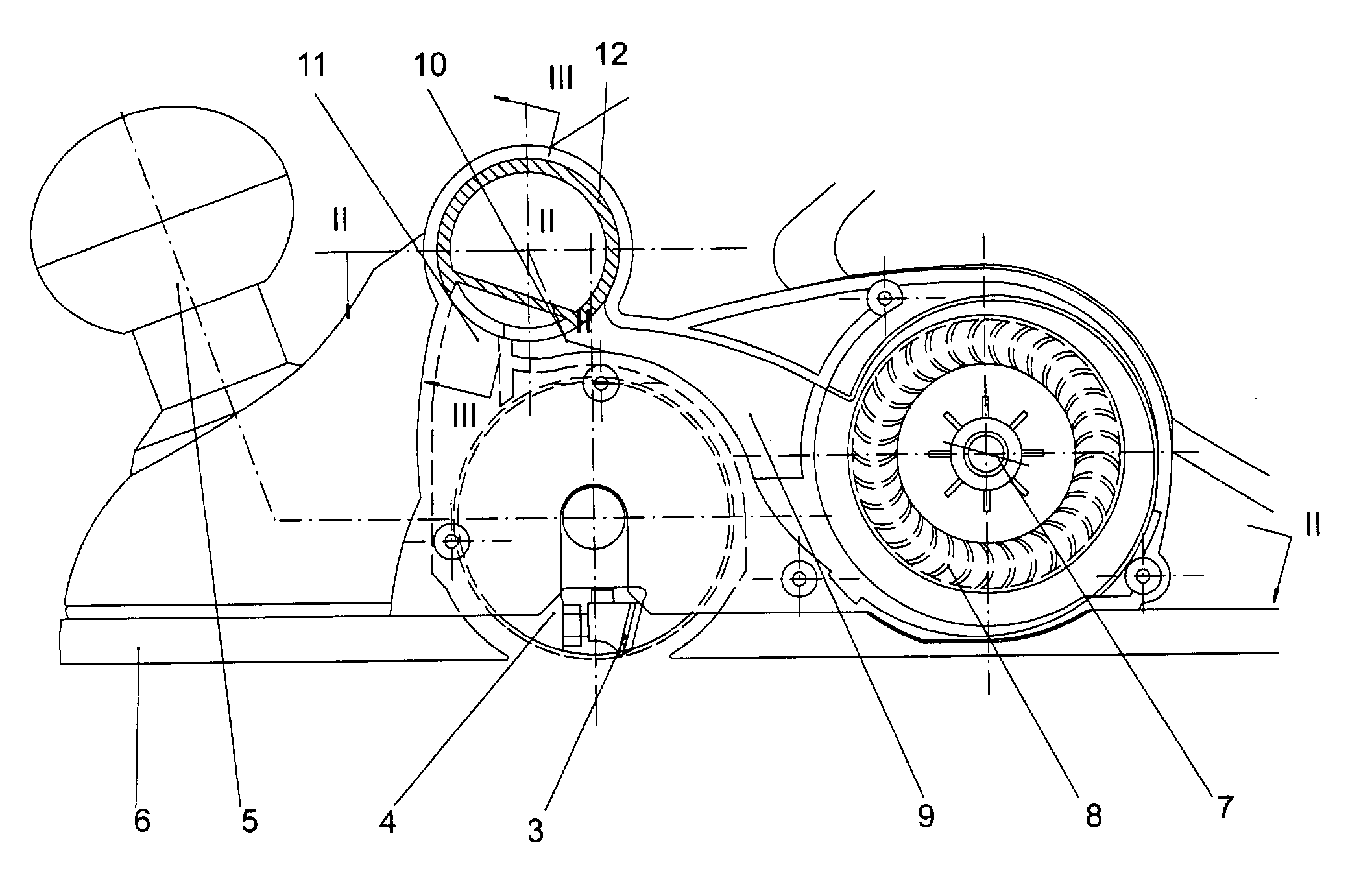 Handheld planer with a chips exhausting direction changeable chip-ejecting duct