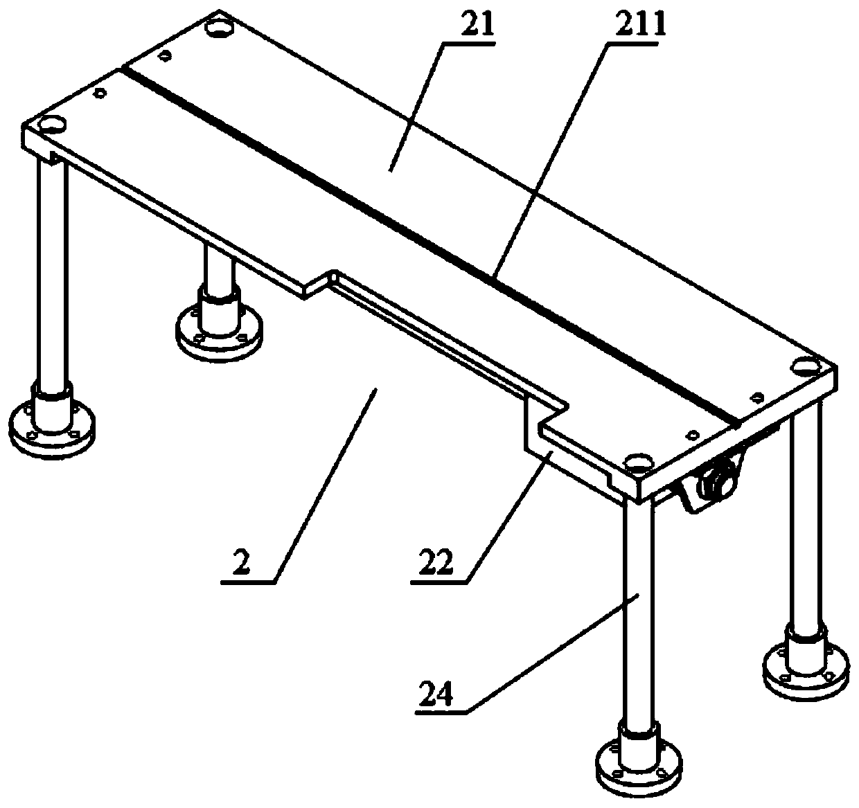 Equipment for automatically perforating and cutting micro core rods