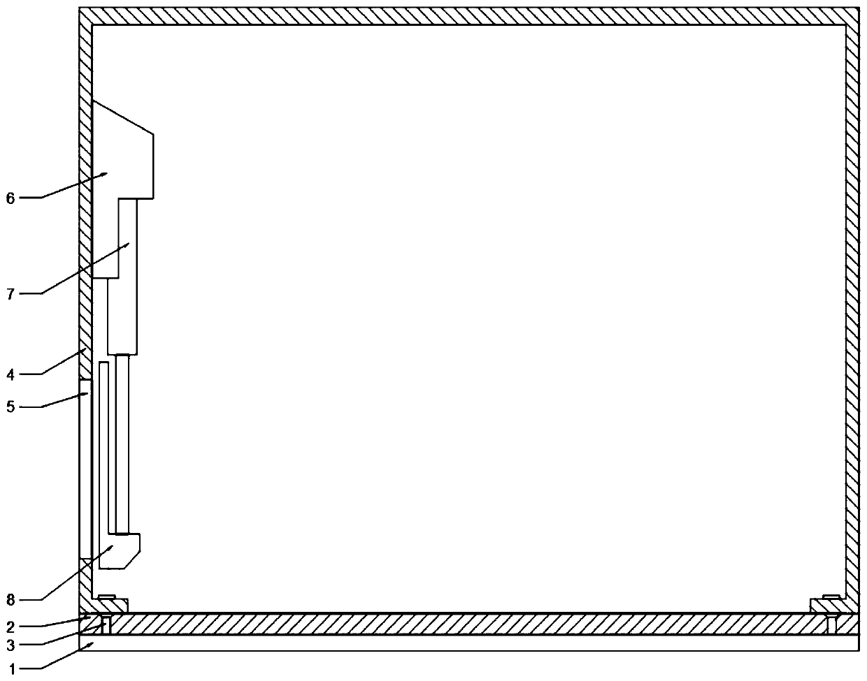 A drug storage cabinet that can automatically send out drugs