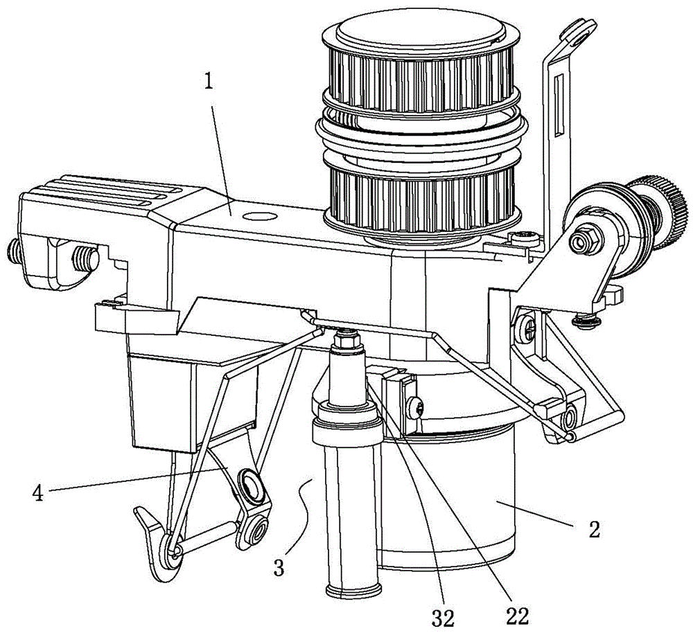 A detachable assembly mechanism for a yarn splitting device