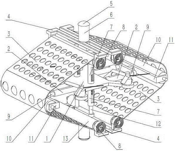 Unmanned aerial vehicle falling prevention device