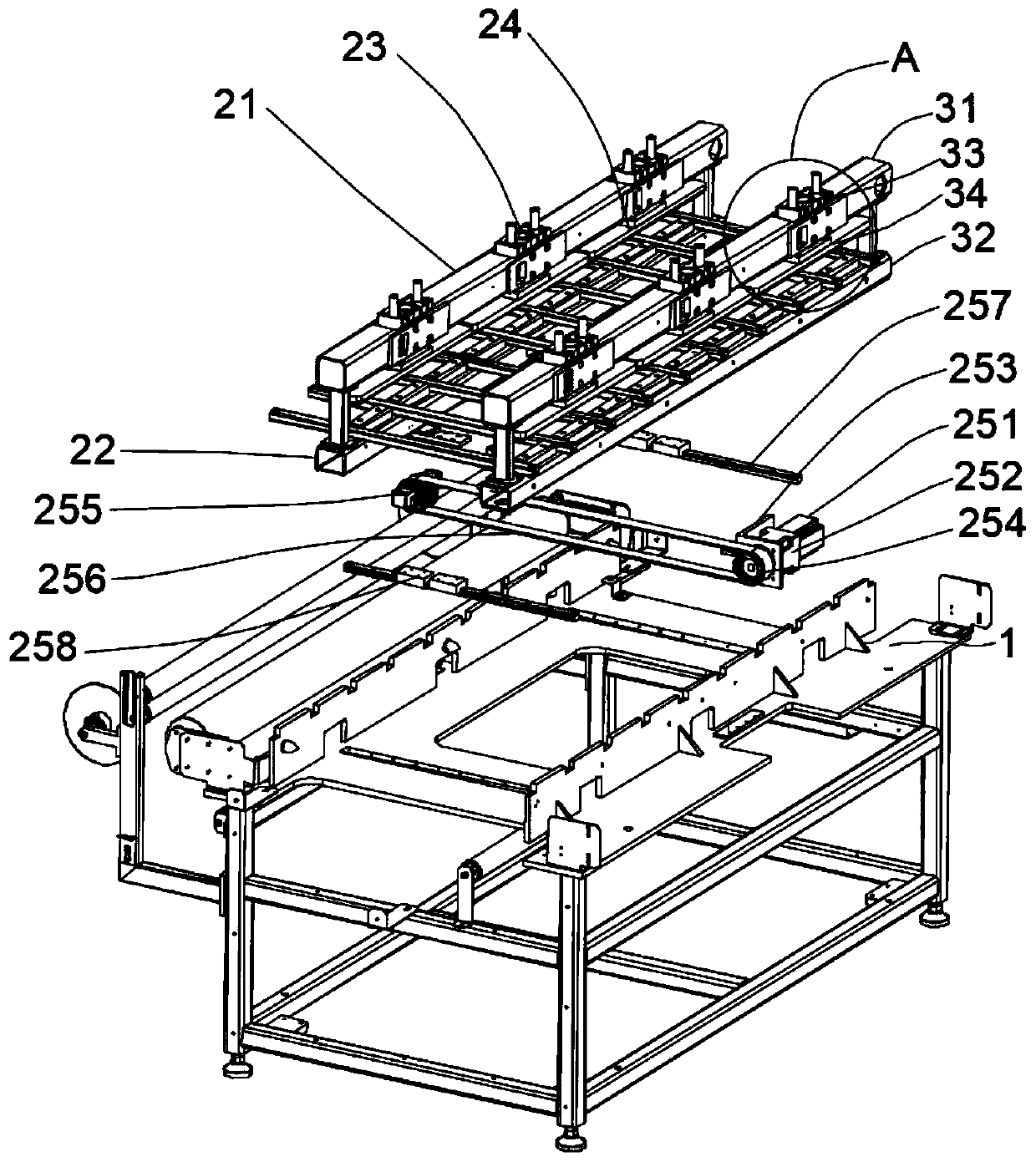 Automatic feeding device and intelligent cutting equipment