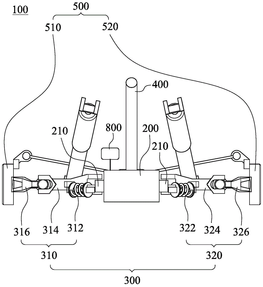 Active vehicle variable incidence device and application method thereof