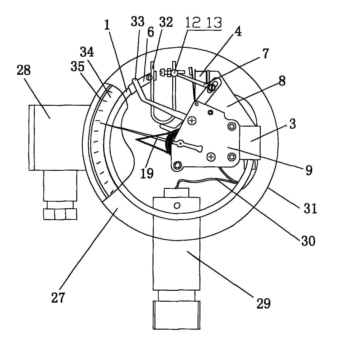 SF6-gas density relay