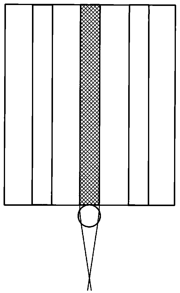 Angular deviation type double-multi-core optical fiber cell optical motor