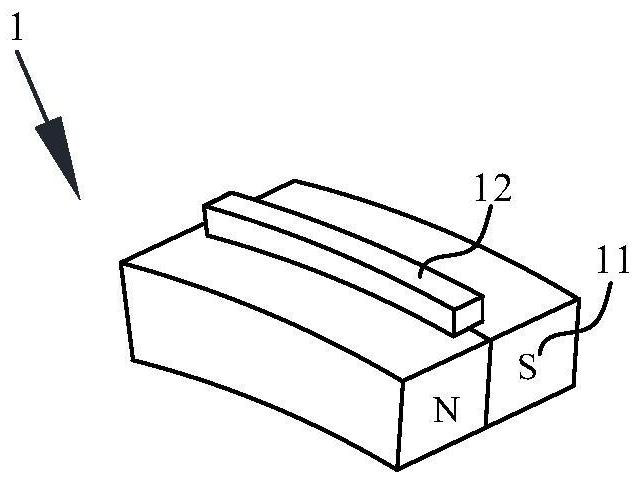 Magnetic orientation device and printing device