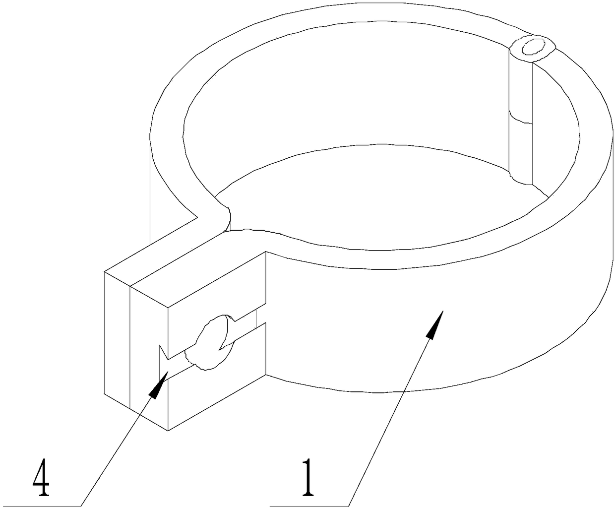 Connecting mechanism capable of improving fixing efficiency