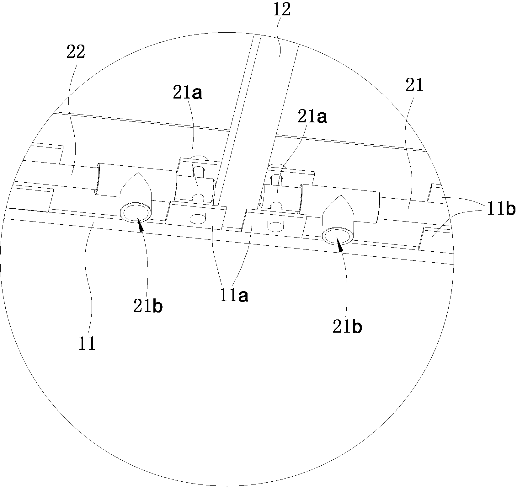 Pesticide spraying device of sprayer