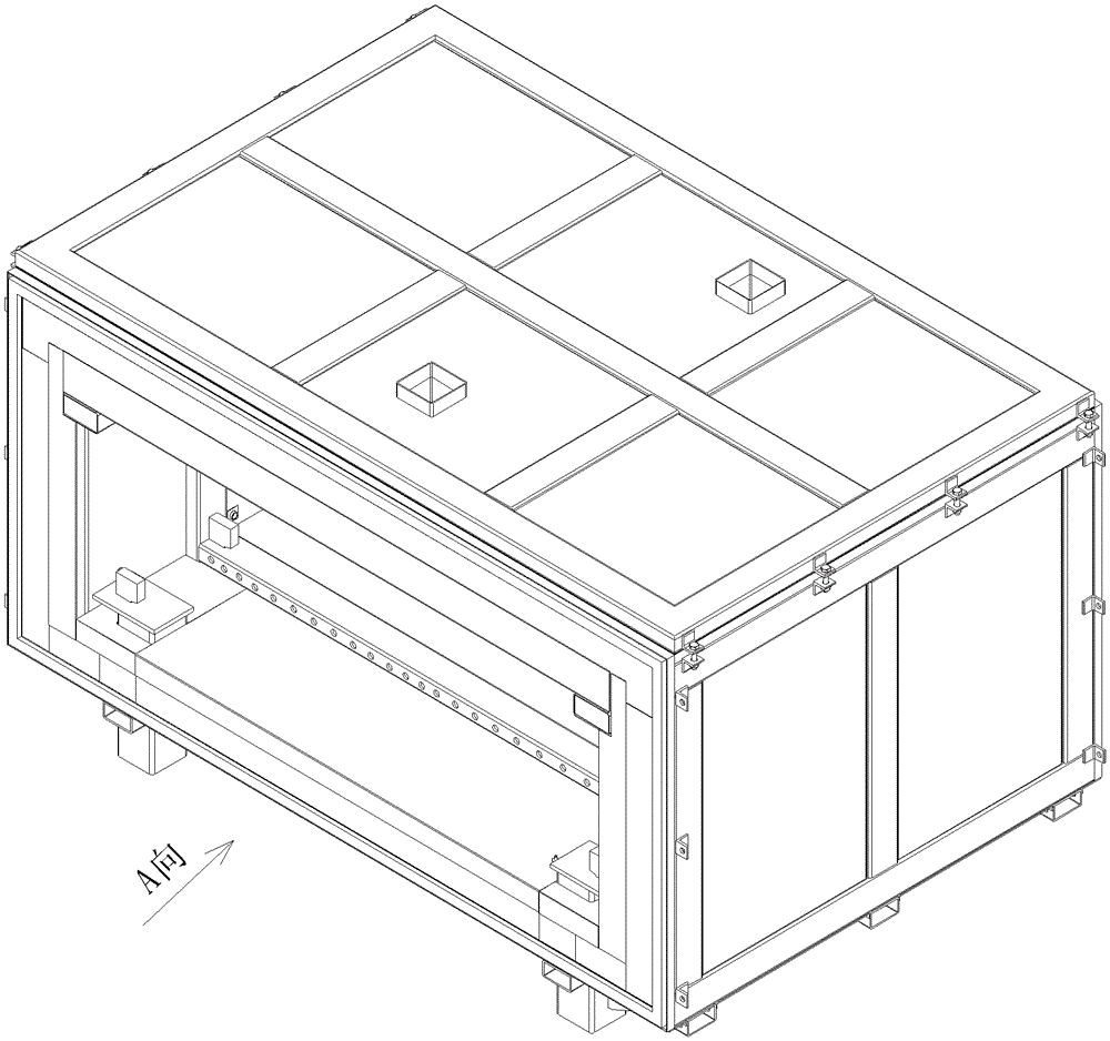 Furnace body of a continuous annealing furnace