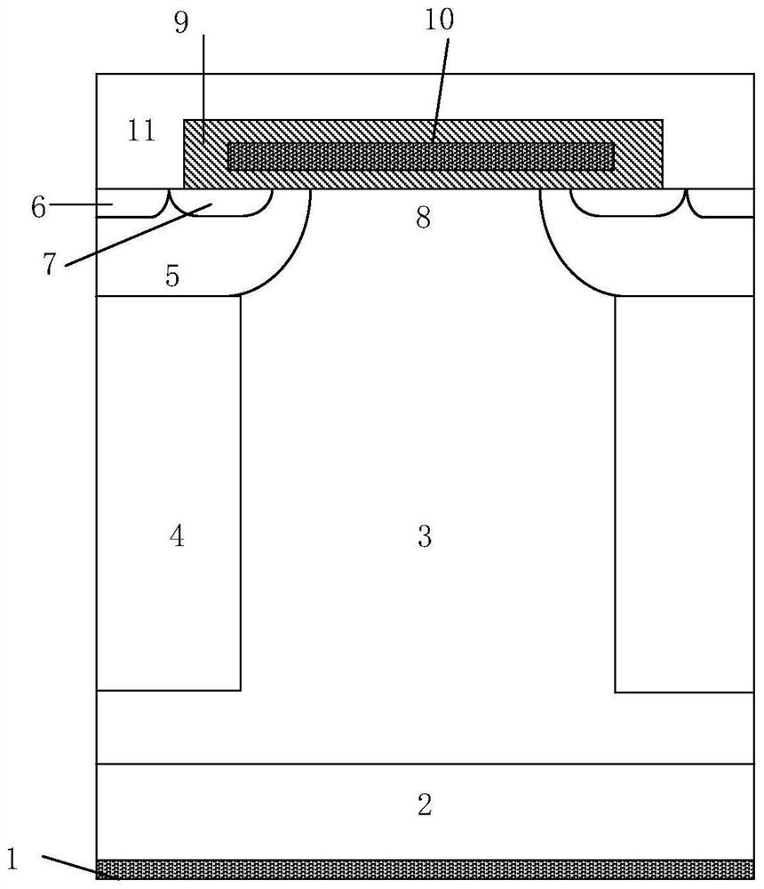 A super junction vdmos