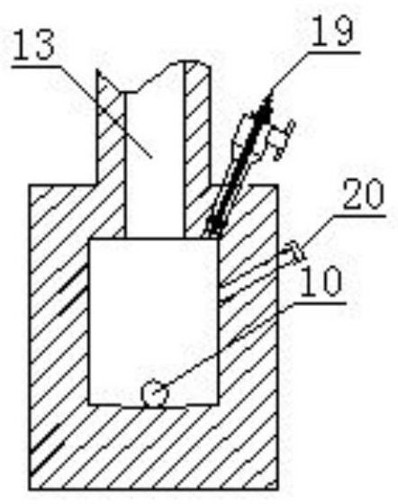 Thermal-state slag online modification device