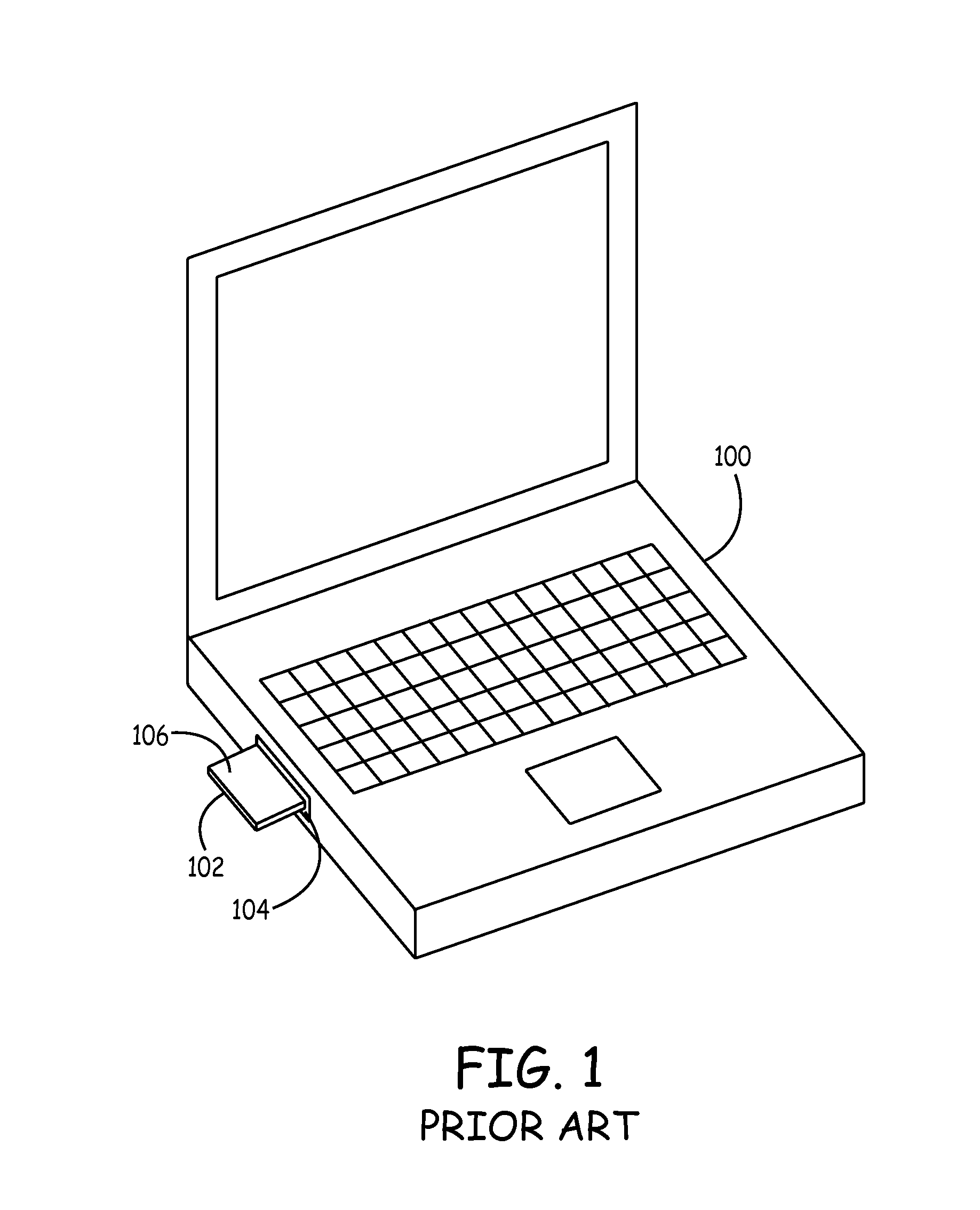 Wireless data communication card with compact antenna