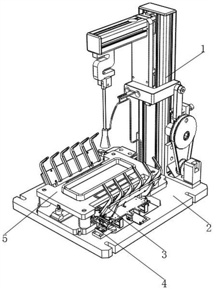 Quick-change clamp for welding steering wheel decorative cover and using method of quick-change clamp