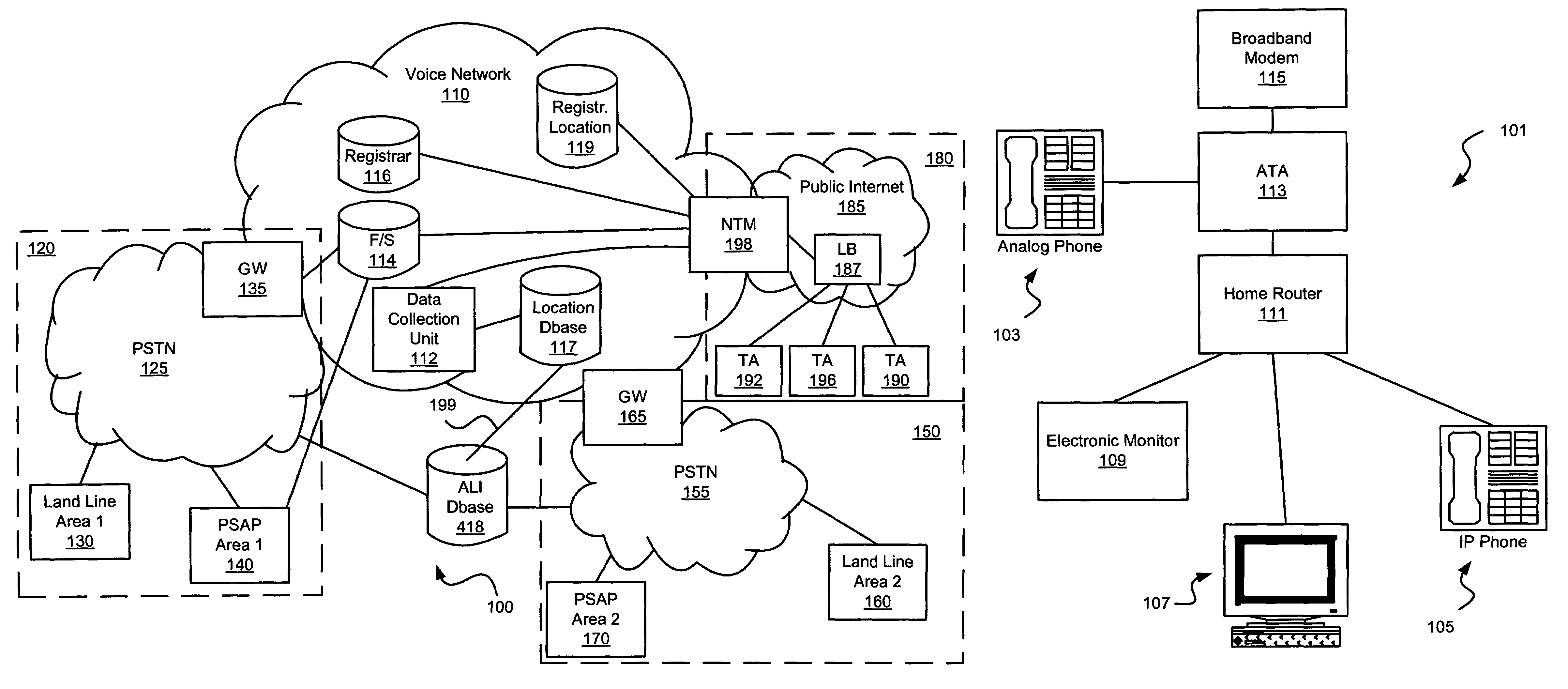 Systems and methods for third party emergency call termination