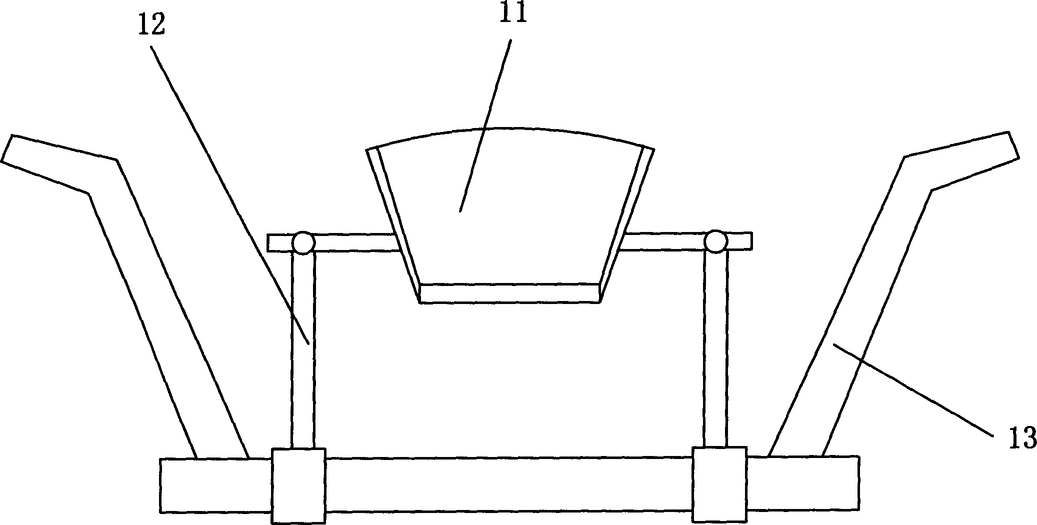 Manipulating device for driving car