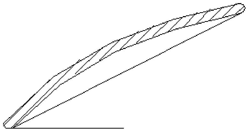 Blade, axial flow fan blade and fan