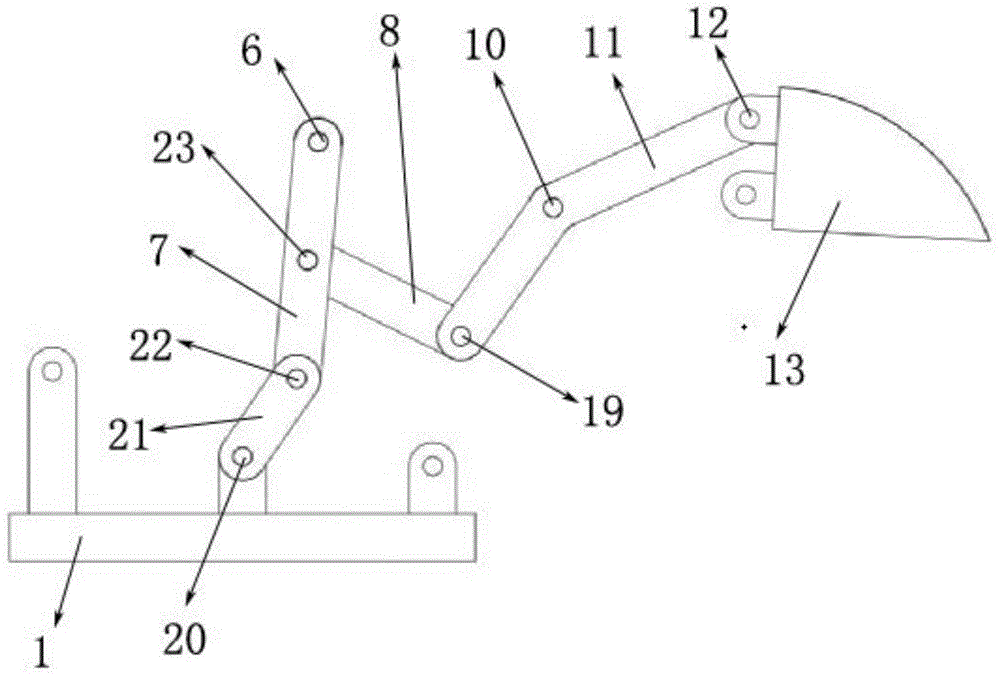 Controllable excavating mechanism