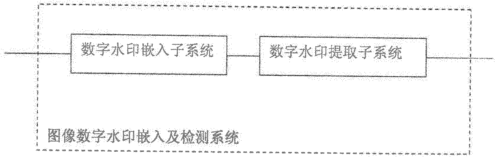 Image digital watermark embedding and detecting system