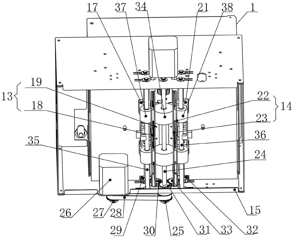 Bidirectional anti-overlapping issuing device for bankbooks