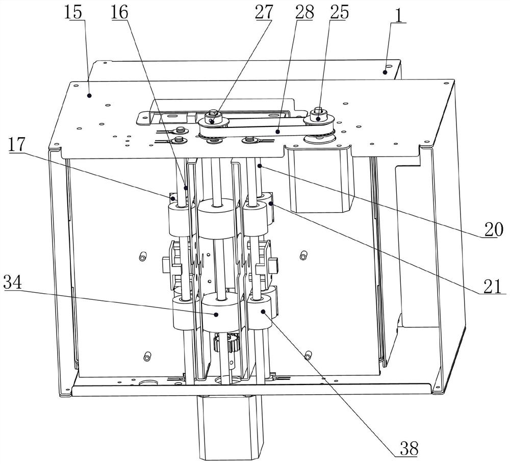 Bidirectional anti-overlapping issuing device for bankbooks