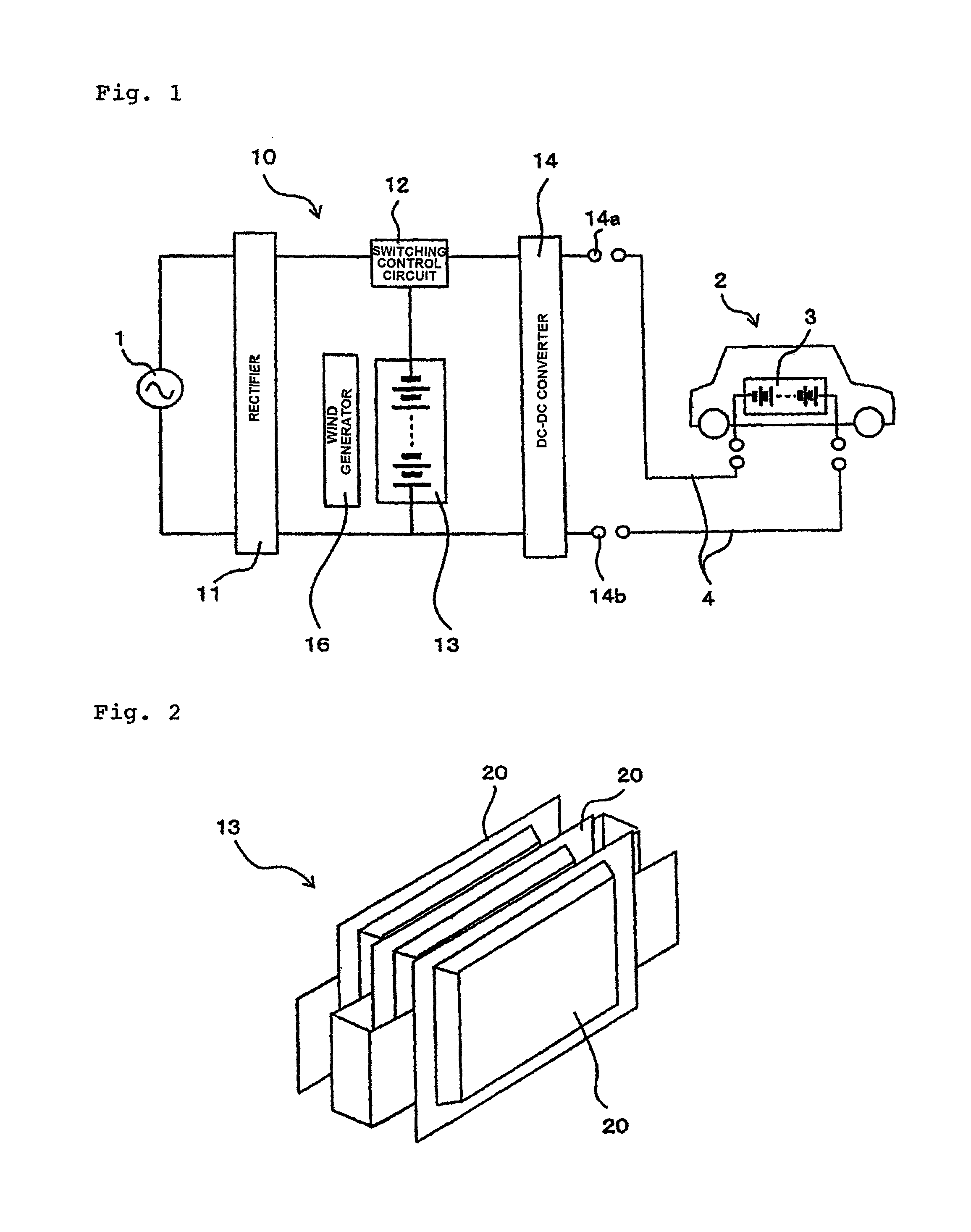 Charging apparatus and charging/discharging apparatus including temperature adjusting element of secondary battery for buffering