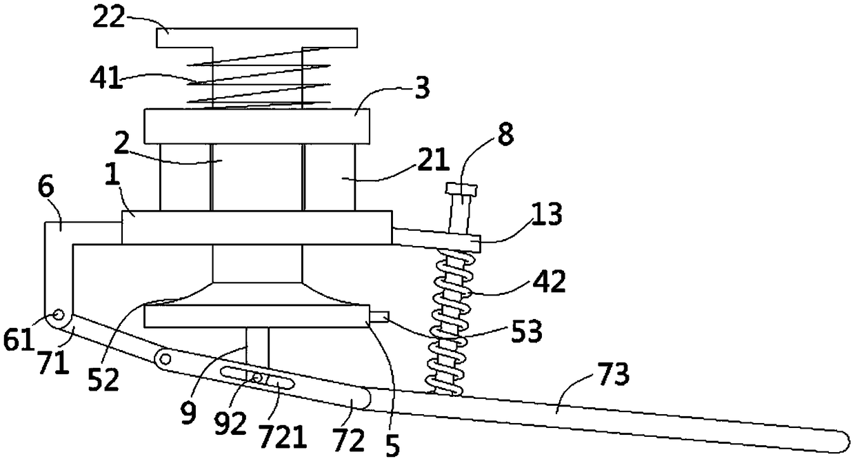 Apparatus for manually riveting shoe