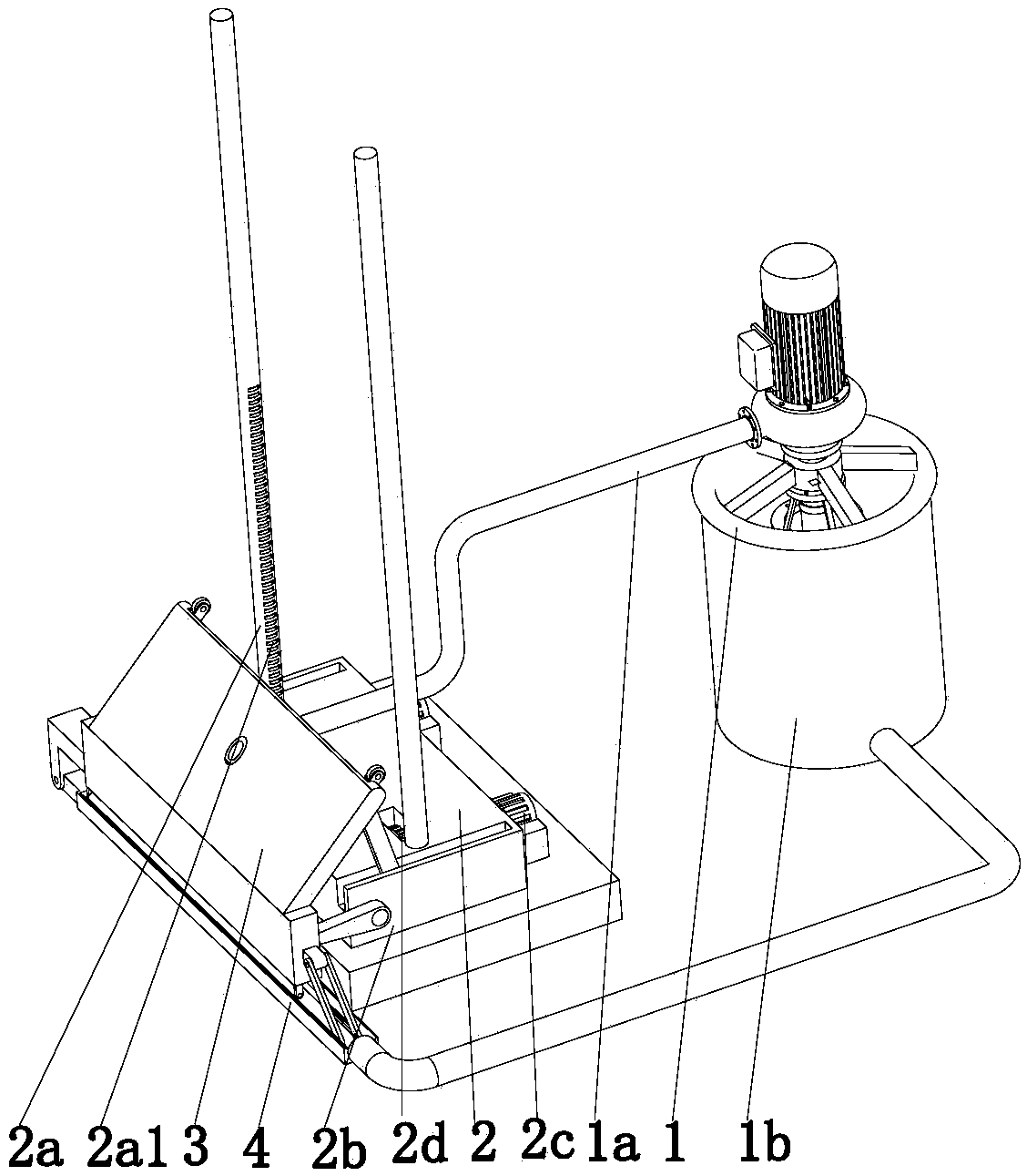 Work control method of wall plastering machine capable of achieving circulating feeding