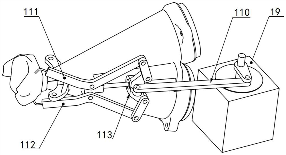 Bat-imitating dynamic sonar device and use method