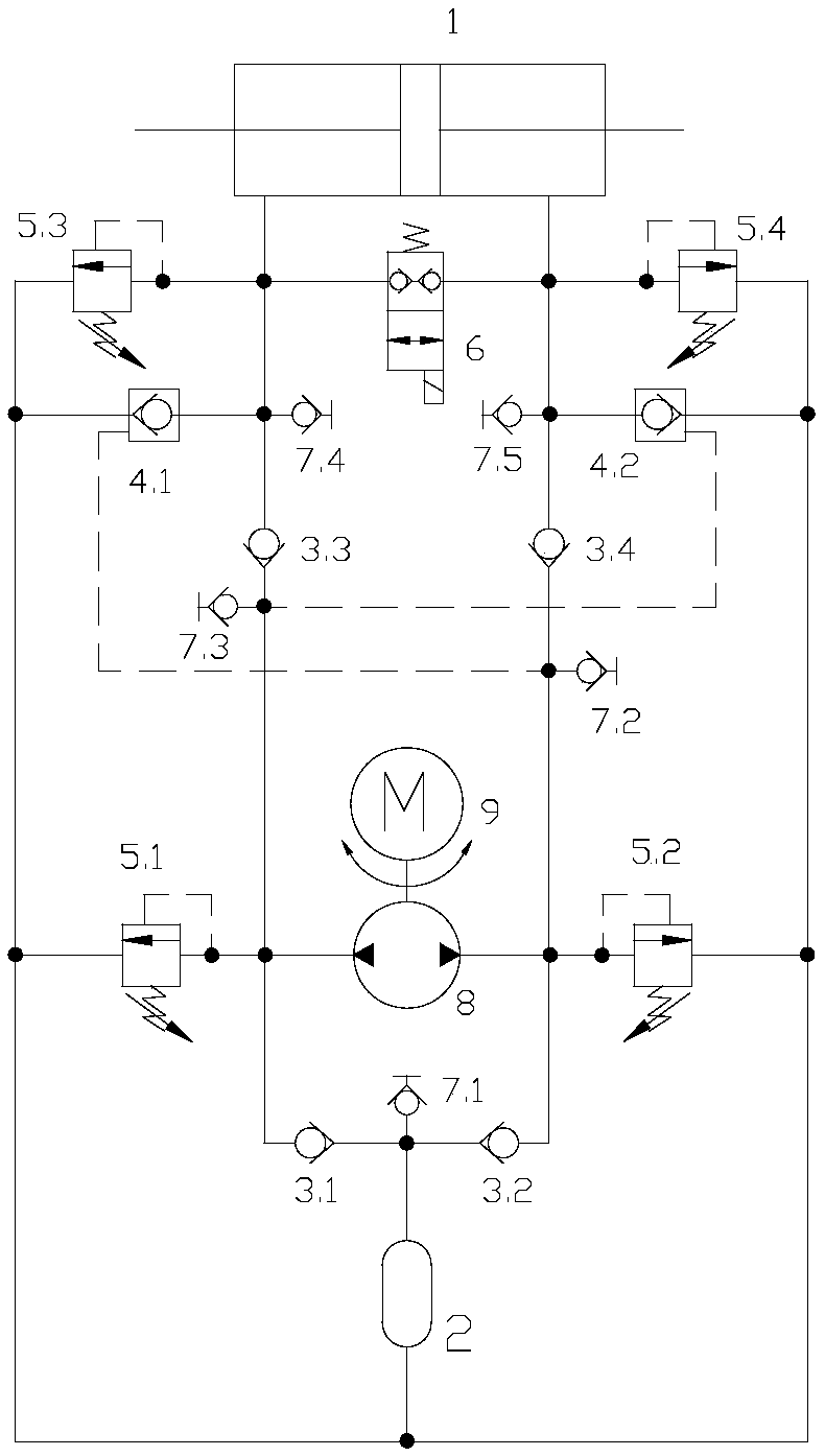 Integrated electro-hydraulic steering actuating unit and control method thereof