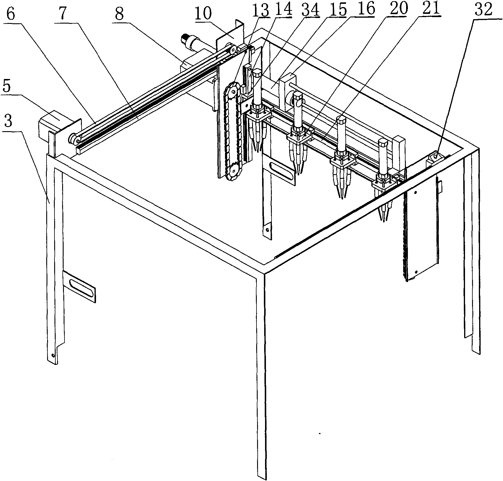 Automatic transplanter for plug seedling