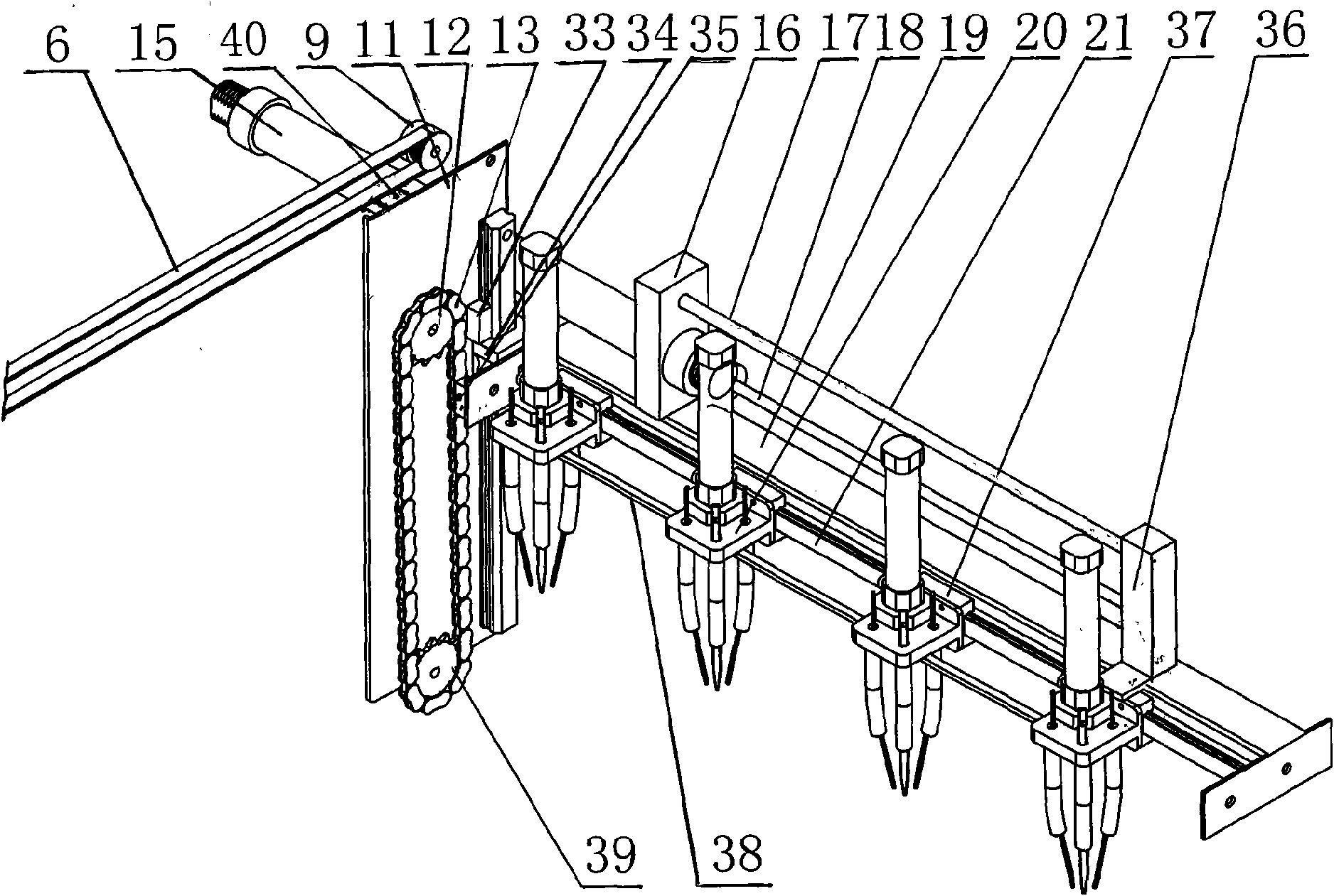 Automatic transplanter for plug seedling