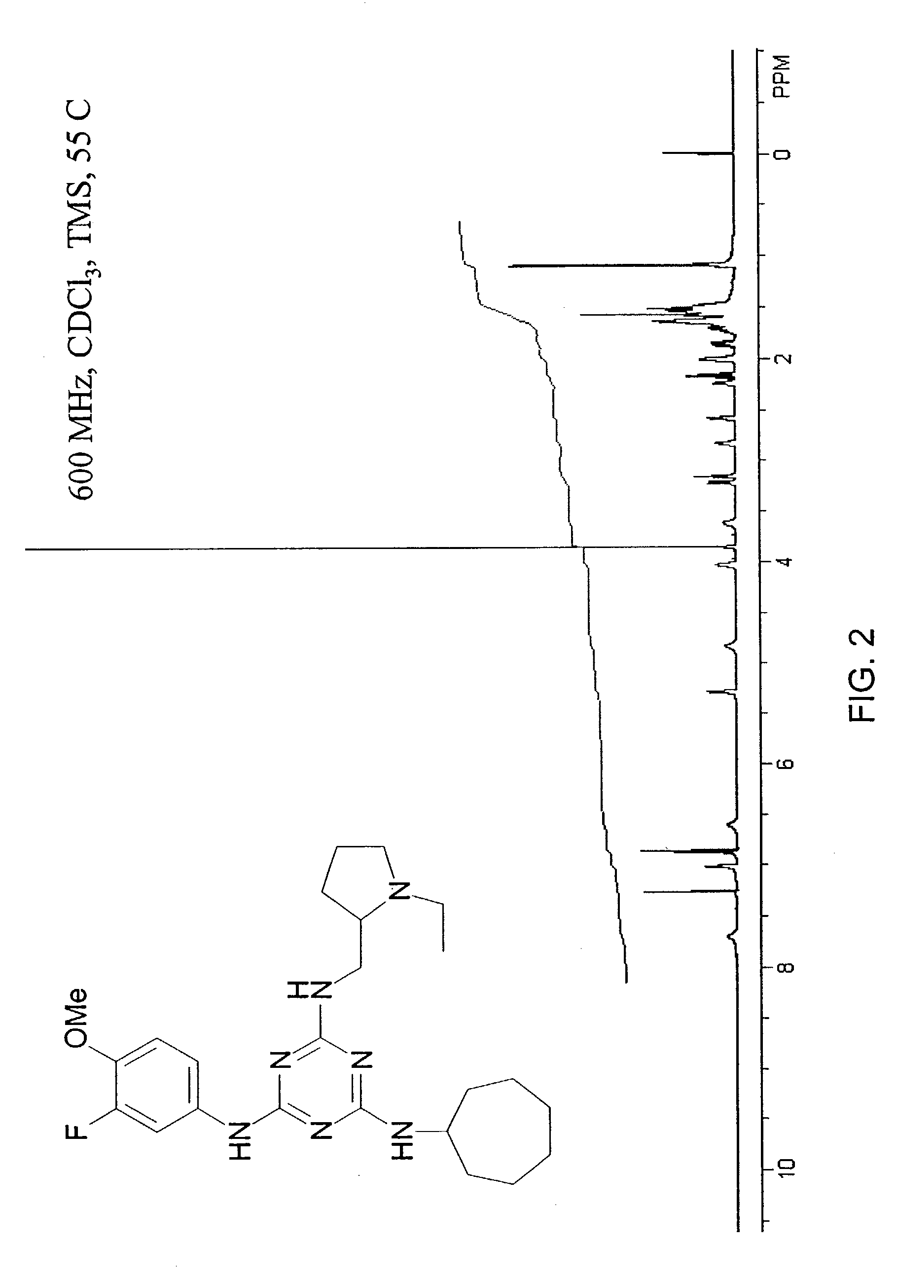 Methods and compositions of novel triazine compounds