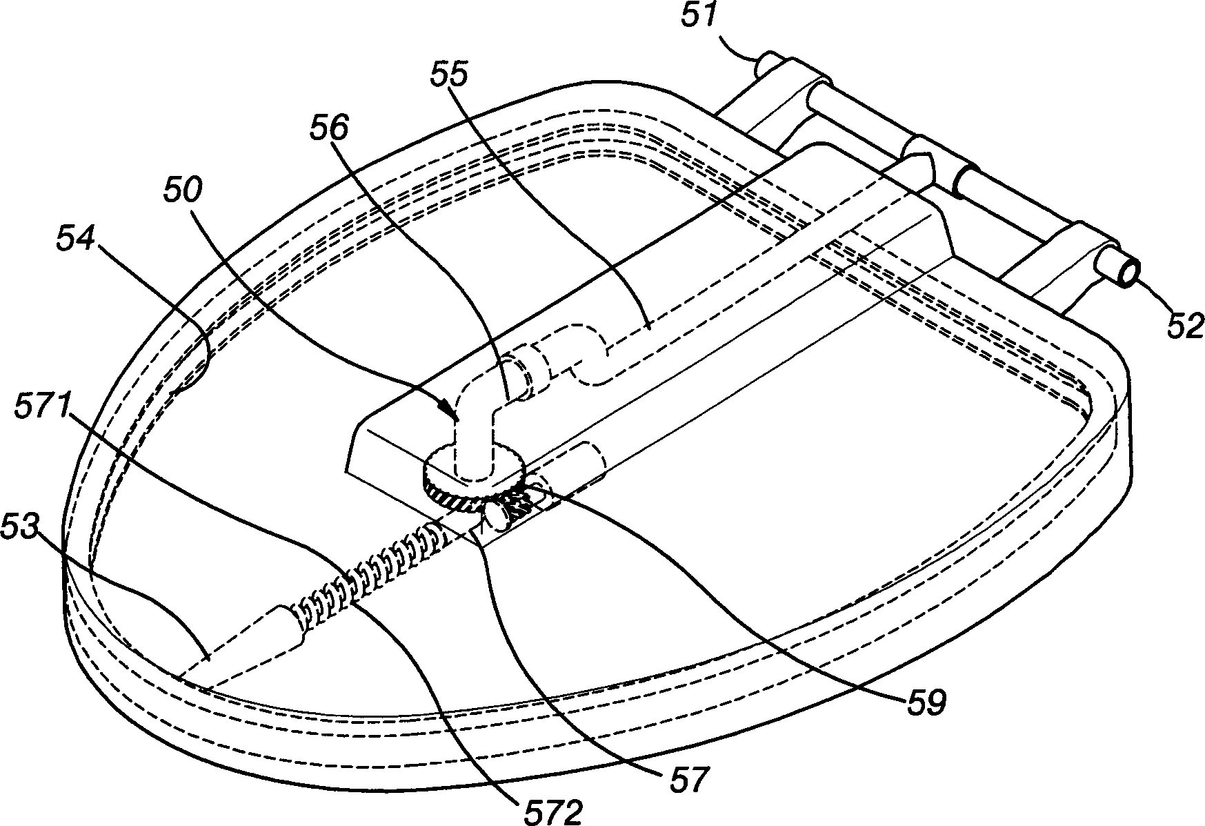 Automatic flushing device for toilet