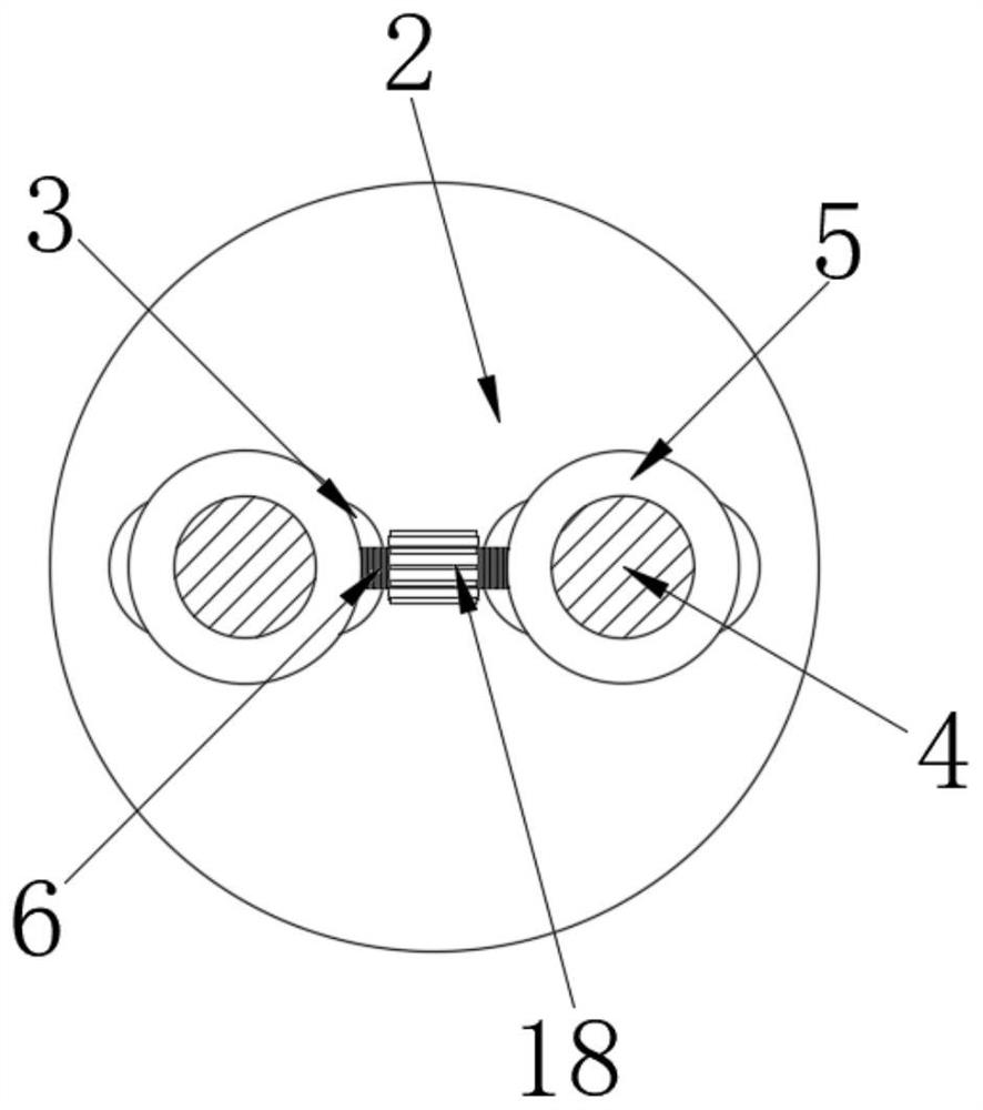 Filament guide device of carbon fiber take-up machine