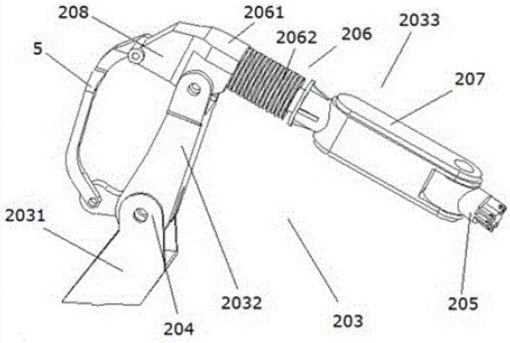 Rotary arm of 360-degree full circumferential rotating robot arm