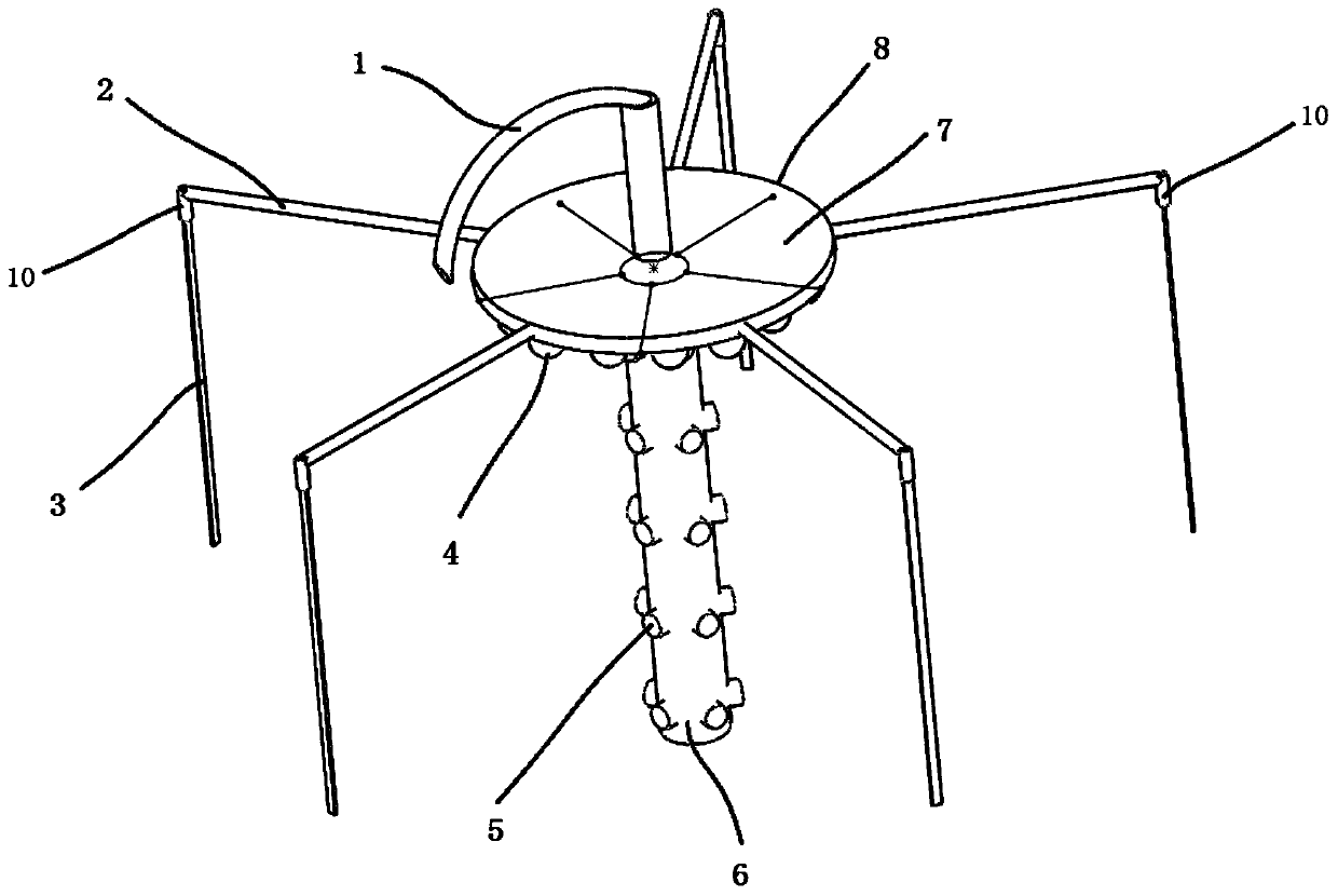 Undersea cruise type classifying and sampling device for continental shelf regions, and application method thereof