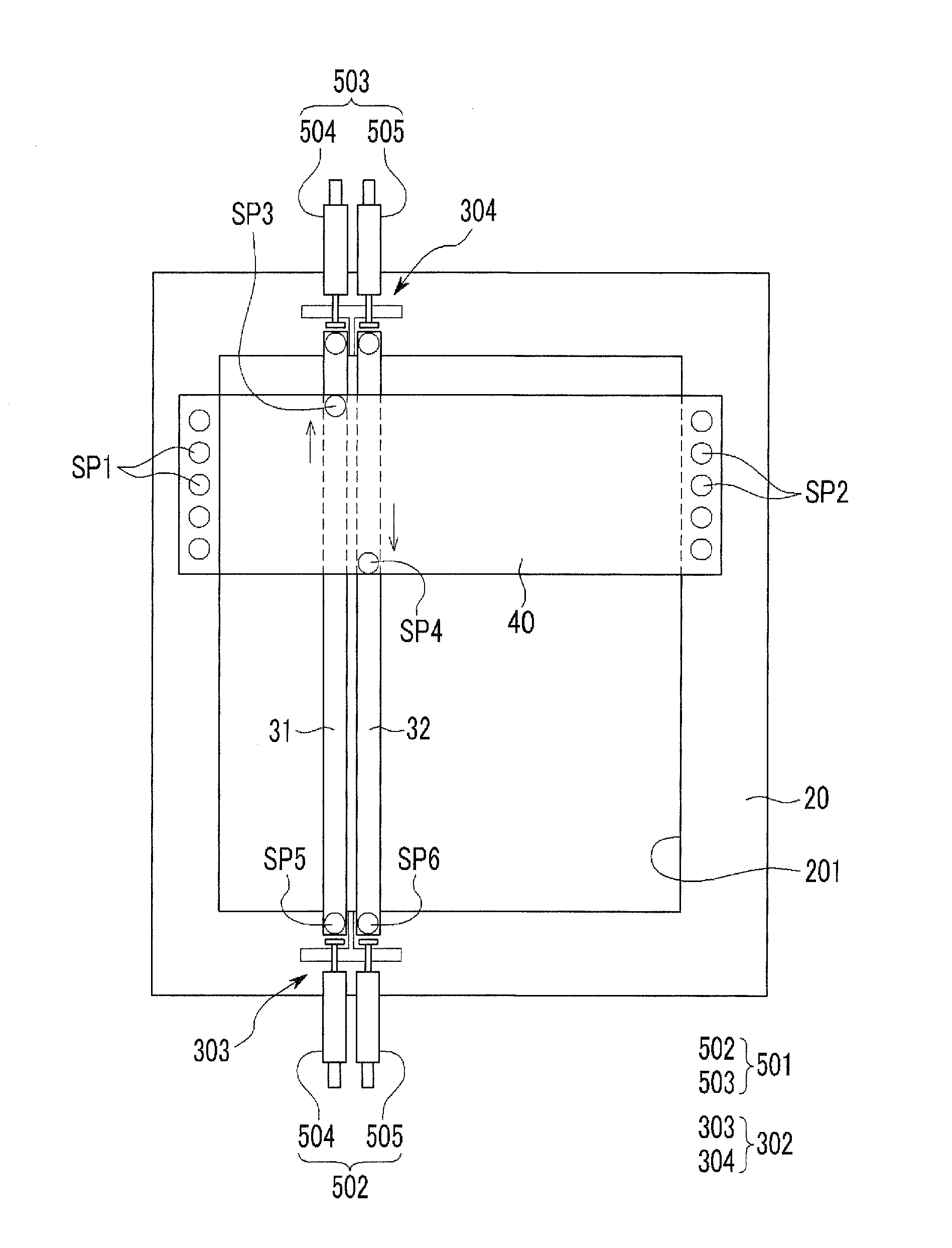 Mask assembly for thin film deposition of flat panel display