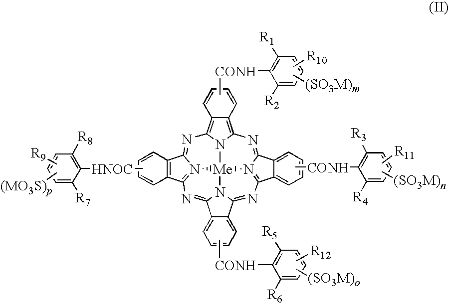 Phthalocyanine dyes and their preparation and use